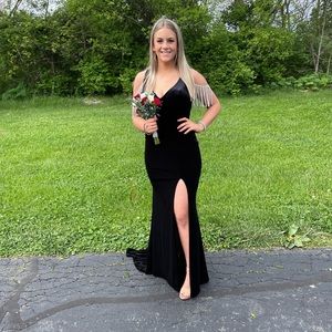 prom dress, size 8, worn once only for pictures.